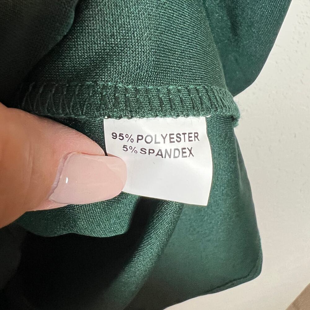 IHot Women's Dark Green Sleeveless Dress Size M‎ NEW - Picture 7 of 8